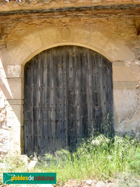 Castellolí - Can Muset, porta exterior (Foto: Albert Esteves, 2009) Castellolí - Can Muset, porta exterior