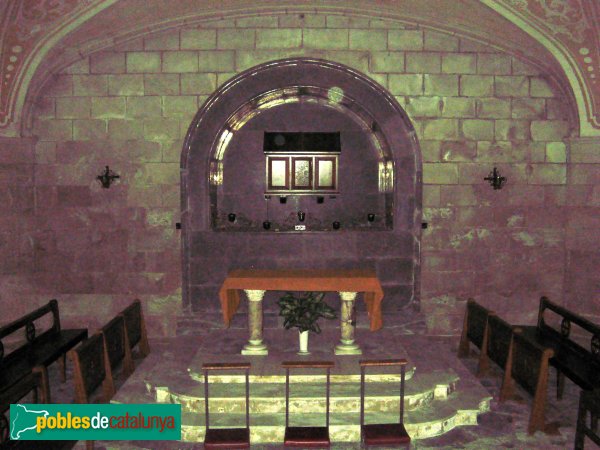 Igualada - Basílica de Santa Maria. Cripta (Foto: Albert Esteves, 2009) Igualada - Basílica de Santa Maria. Cripta