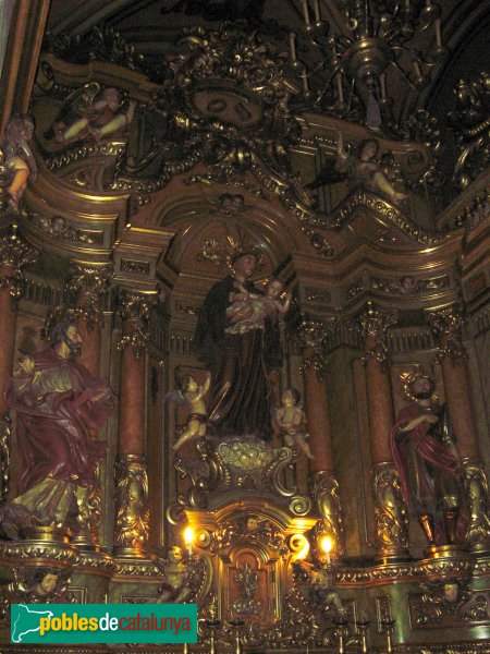 Igualada - Basílica de Santa Maria. Interior (Foto: Albert Esteves, 2009) Igualada - Basílica de Santa Maria. Interior