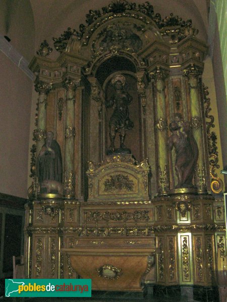 Igualada - Basílica de Santa Maria. Interior (Foto: Albert Esteves, 2009) Igualada - Basílica de Santa Maria. Interior
