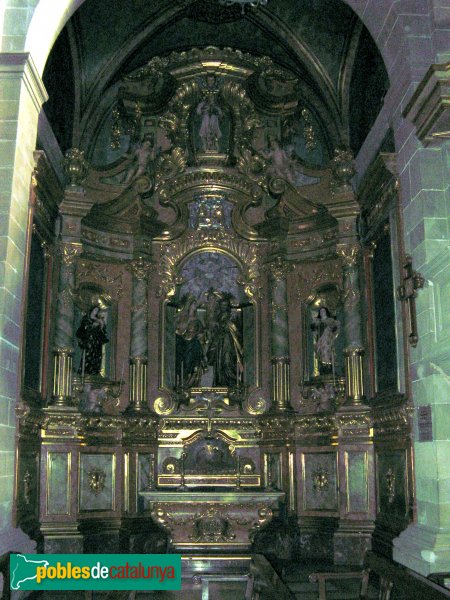 Igualada - Basílica de Santa Maria. Interior (Foto: Albert Esteves, 2009) Igualada - Basílica de Santa Maria. Interior