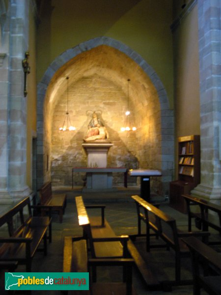 Igualada - Basílica de Santa Maria. Interior (Foto: Albert Esteves, 2009) Igualada - Basílica de Santa Maria. Interior