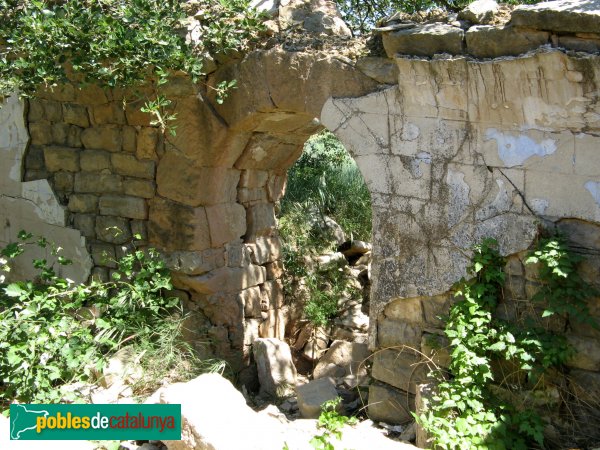 Prats de Rei - Sant Jaume de Puigdemàger, porta des de l'interior