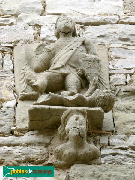 Sant Martí Sesgueioles - Església de Sant Martí, imatge de sant Miquel (Foto: Albert Esteves, 2009) Sant Martí Sesgueioles - Església de Sant Martí, imatge de sant Miquel