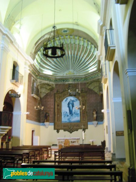 Copons - Santa Maria, interior (Foto: Albert Esteves, 2009) Copons - Santa Maria, interior