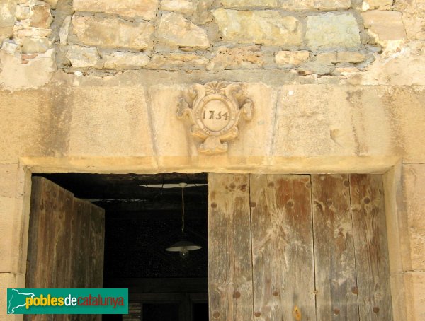 Copons - Portal 1734 (Foto: Albert Esteves, 2009) Copons - Portal 1734