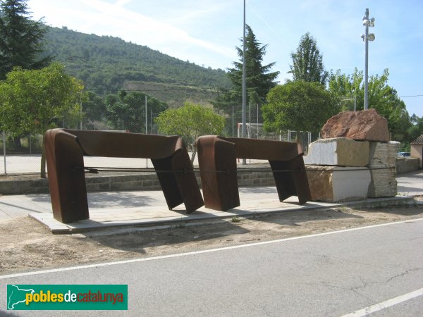 Copons - Monument als Traginers