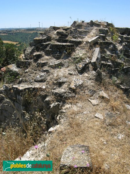Veciana - Castell de Montfalcó el Gros (Foto: Albert Esteves, 2009) Veciana - Castell de Montfalcó el Gros