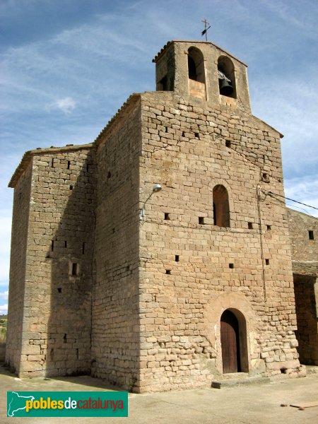 Veciana - Sant Pere del Vim, façana (Foto: Albert Esteves, 2009) Veciana - Sant Pere del Vim, façana