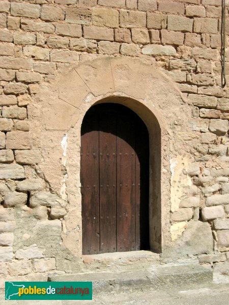Veciana - Sant Pere del Vim, porta (Foto: Albert Esteves, 2009) Veciana - Sant Pere del Vim, porta