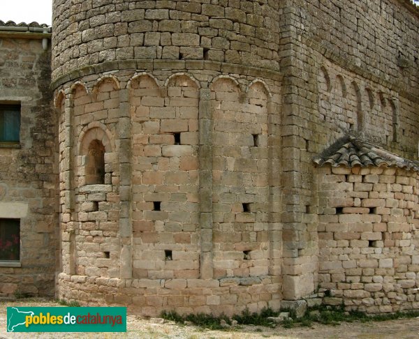 Veciana - Sant Pere del Vim, absis (Foto: Albert Esteves, 2009) Veciana - Sant Pere del Vim, absis