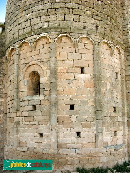 Veciana - Sant Pere del Vim, absis (Foto: Albert Esteves, 2009) Veciana - Sant Pere del Vim, absis