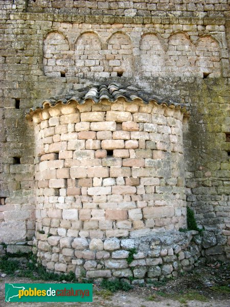Veciana - Sant Pere del Vim, absidiola (Foto: Albert Esteves, 2009) Veciana - Sant Pere del Vim, absidiola