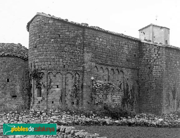 Veciana - Sant Pere del Vim (Foto: Josep Salvany - Fons Salvany, Biblioteca de Catalunya, 1913) Veciana - Sant Pere del Vim