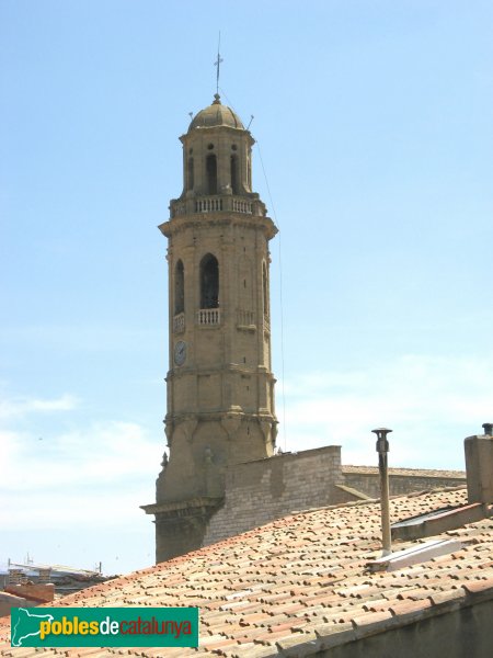 Calaf - Església de Sant Jaume, campanar