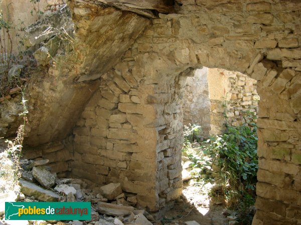 Pujalt - Sant Joan de les Torres, casa de l'ermità (Foto: Albert Esteves, 2009) Pujalt - Sant Joan de les Torres, casa de l'ermità