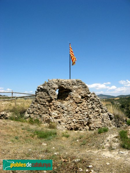 Castellfollit de Riubregós - Castell, recinte jussà