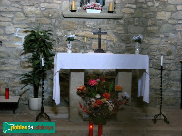 Castellfollit de Riubregós - Capella dels Sants Metges de Marçà, interior (Foto: Albert Esteves, 2009) Castellfollit de Riubregós - Capella dels Sants Metges de Marçà, interior