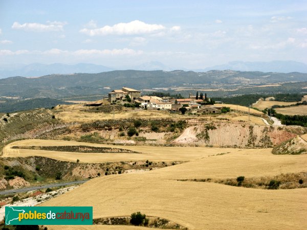 Calonge de Segarra - Dusfort des de Mirambell (Foto: Albert Esteves, 2009) Calonge de Segarra - Dusfort des de Mirambell