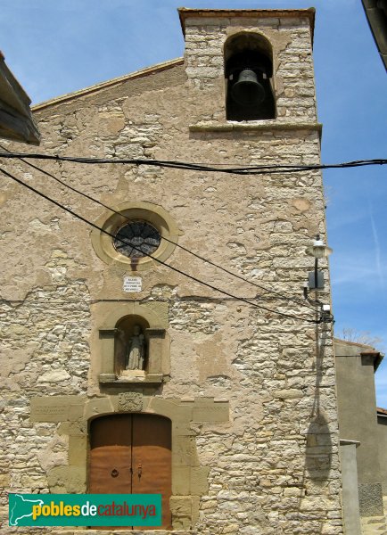 Calonge de Segarra - Sant Pere de Mirambell, església nova