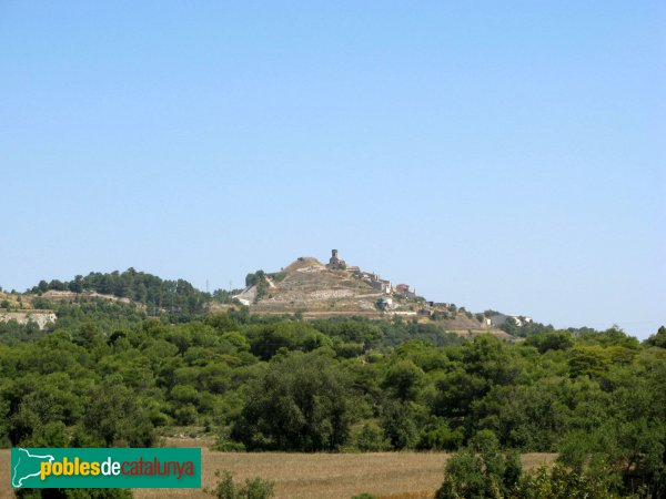 Argençola - Església de Sant Llorenç, vista de lluny