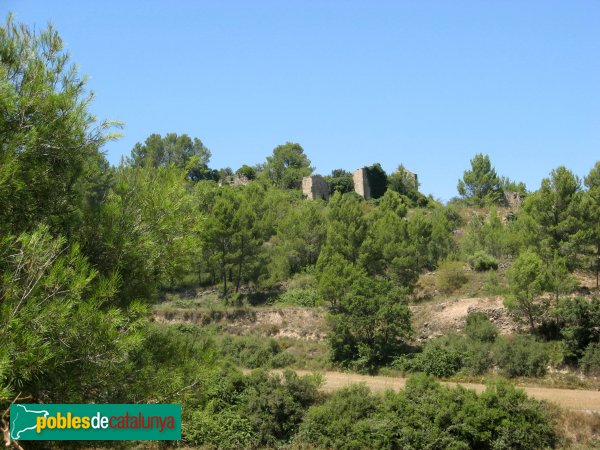 Argençola - Sant Pere de la Goda, restes del nucli