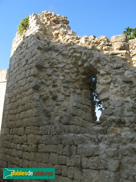 Sant Martí d'Empúries, restes del castell