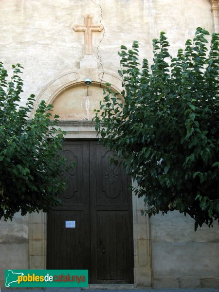 Pira - Església de Sant Salvador, portada (Foto: Albert Esteves, 2009) Pira - Església de Sant Salvador, portada