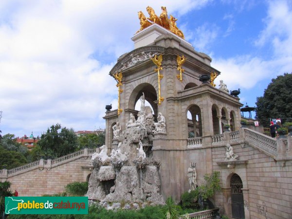 Barcelona - Parc de la Ciutadella. Cascada (Foto: Valentí Pons, 2009) Barcelona - Parc de la Ciutadella. Cascada