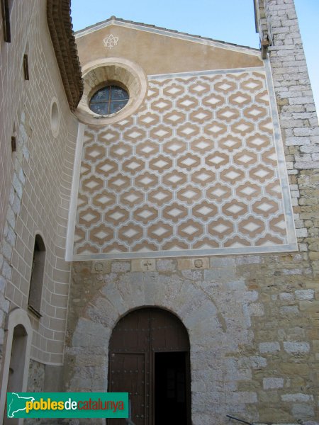 Montblanc - Convent de la M.D. de la Serra, façana lateral