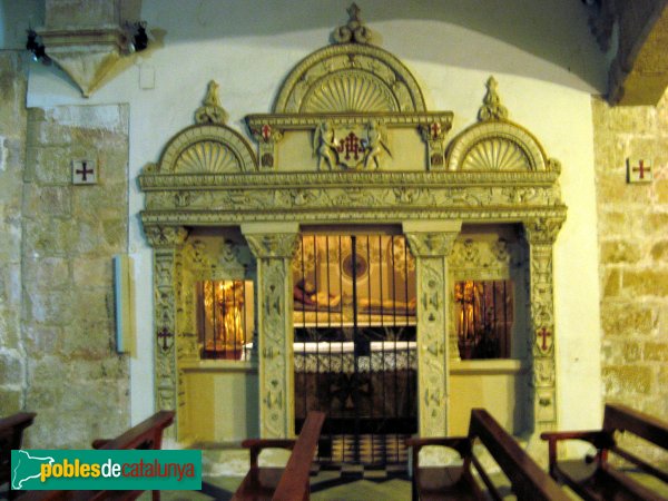 Montblanc - Convent de la M.D. de la Serra, retaule renaixentista (Foto: Albert Esteves, 2009) Montblanc - Convent de la M.D. de la Serra, retaule renaixentista