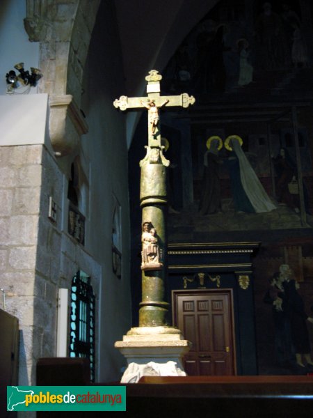 Montblanc - Convent de la M.D. de la Serra, la Creu Verda (Foto: Albert Esteves, 2009) Montblanc - Convent de la M.D. de la Serra, la Creu Verda