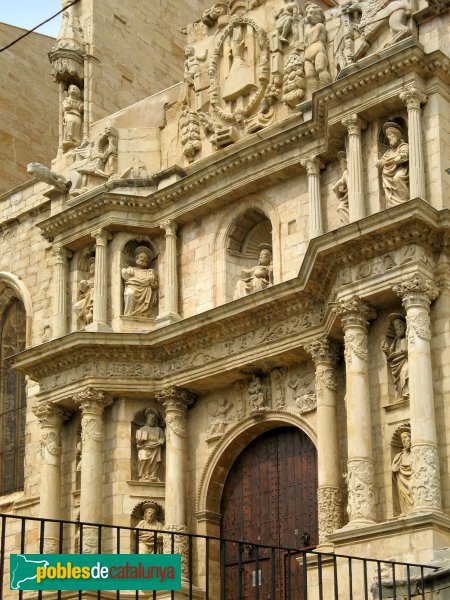 Montblanc- Santa Maria la Major, portada (Foto: Albert Esteves, 2009) Montblanc- Santa Maria la Major, portada