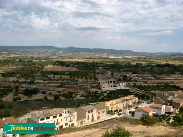 Barberà de la Conca - Panoràmica des de la torre del castell de Barberà