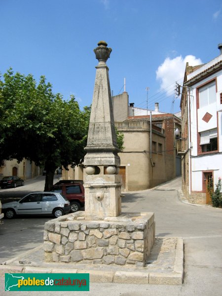 Blancafort - Font de la plaça dels Arbres (Foto: Albert Esteves, 2009) Blancafort - Font de la plaça dels Arbres