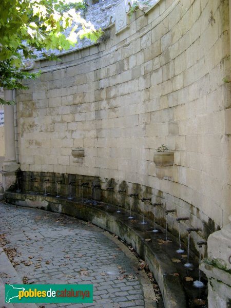 L'Espluga de Francolí - Font Baixa (Foto: Albert Esteves, 2009) L'Espluga de Francolí - Font Baixa