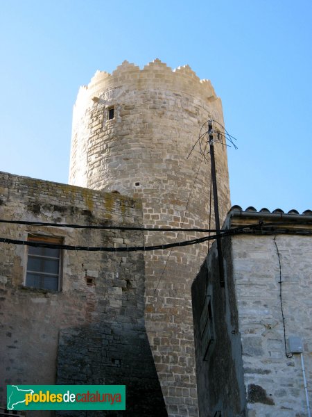 Santa Coloma de Queralt - Castell, torre de l'homenatge (Foto: Albert Esteves, 2009) Santa Coloma de Queralt - Castell, torre de l'homenatge