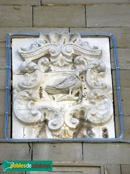 Santa Coloma de Queralt - Casa de la Vila, escut