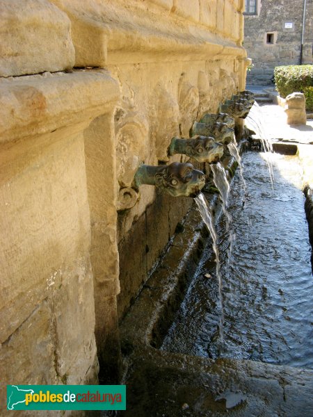 Santa Coloma de Queralt - Font de les Canelles