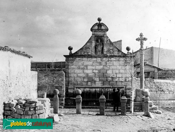 Santa Coloma de Queralt - Font de les Canelles, 1912