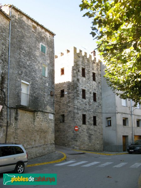 Santa Coloma de Queralt - Torres del portal d'en Roca