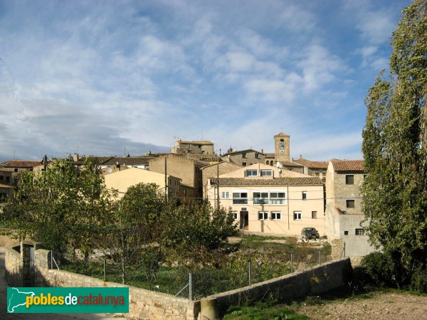 Les Piles - Nucli antic, panoràmica general