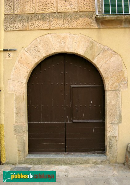 Pontils - Carrer Major, portal 1798 (Foto: Albert Esteves, 2009) Pontils - Carrer Major, portal 1798