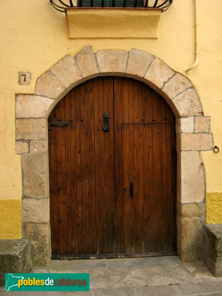 Pontils - Carrer Major, portal 1799 (Foto: Albert Esteves, 2009) Pontils - Carrer Major, portal 1799