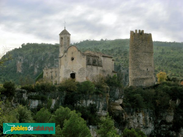 Pontils - Castell i església de Santa Perpètua de Gaià