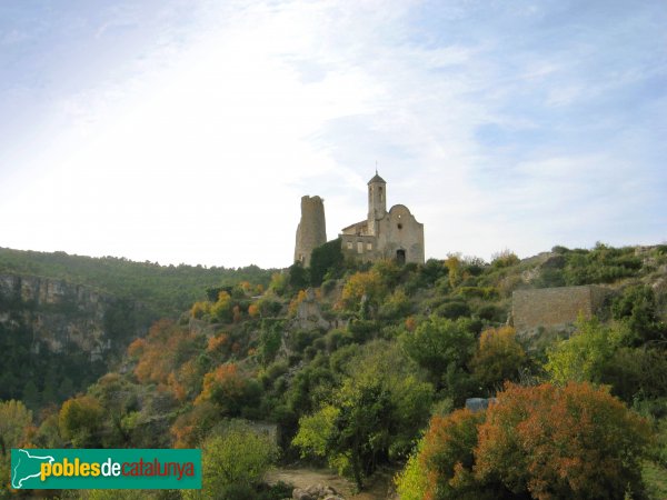 Pontils - Castell i església de Santa Perpètua de Gaià