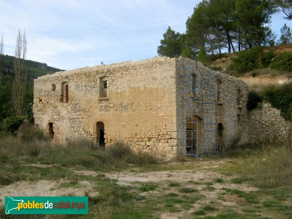 Pontils - Molí de la Fàbrica (Foto: Albert Esteves, 2009) Pontils - Molí de la Fàbrica