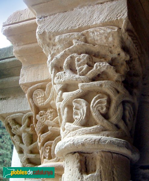 Monestir de Poblet - Capitell del claustre Monestir de Poblet - Capitell del claustre