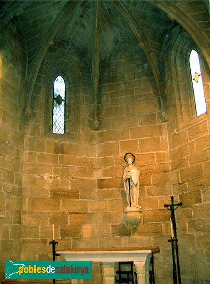 Monestir de Poblet - Interior de la capella de Sant Jordi