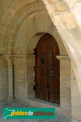 Monestir de Poblet - Capella de Santa Caterina, porta
